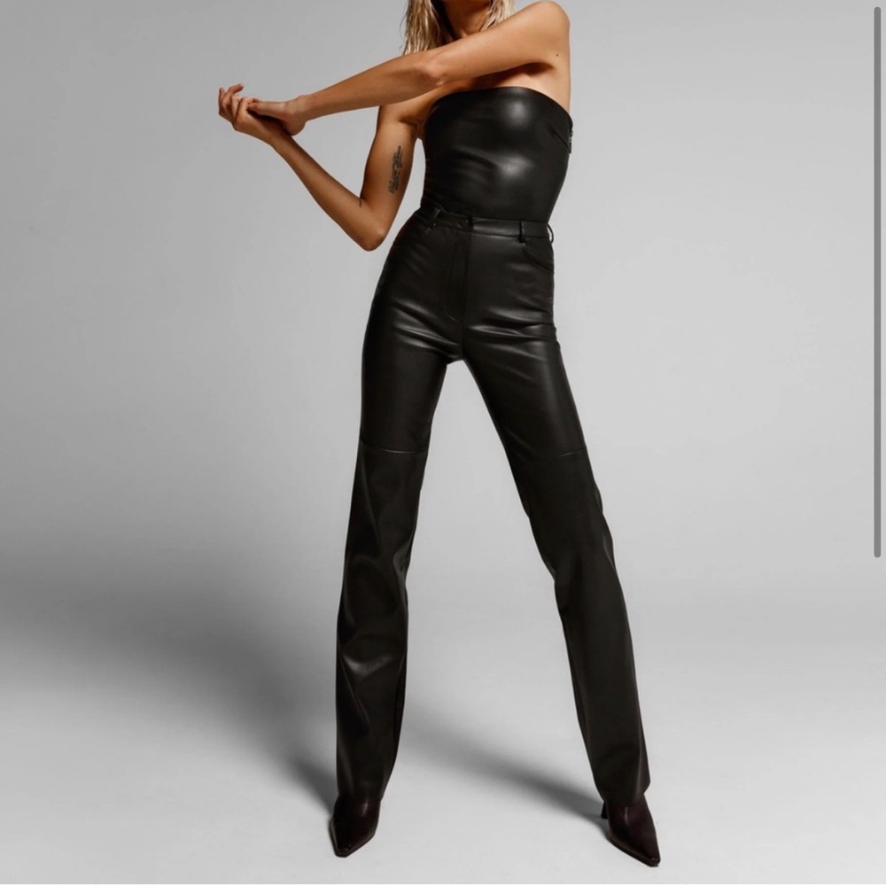 Cultnaked vegan leather pants and top (full bundle)